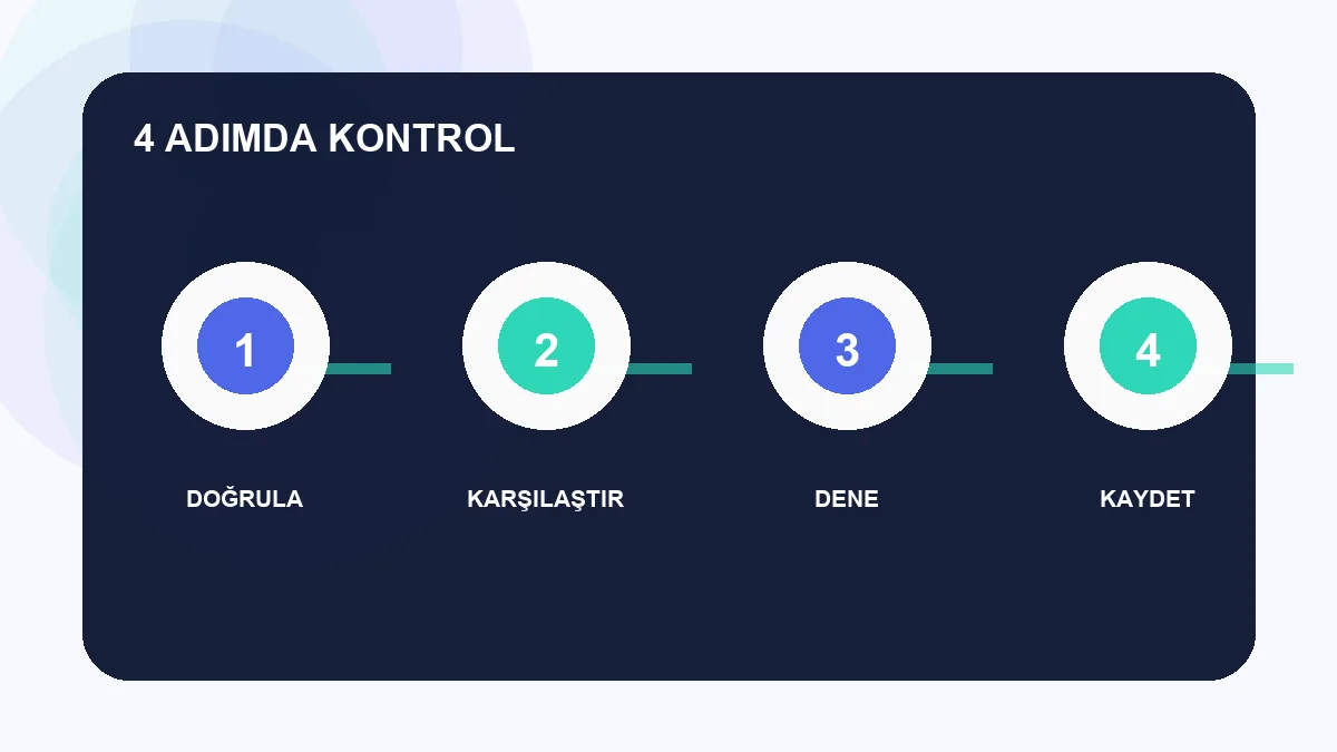 10Pay guvenilir mi dört adımlı kontrol infografiği