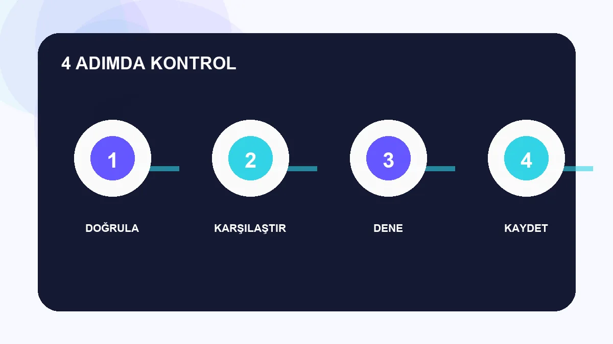 10Pay nedir dört adımlı kontrol infografiği