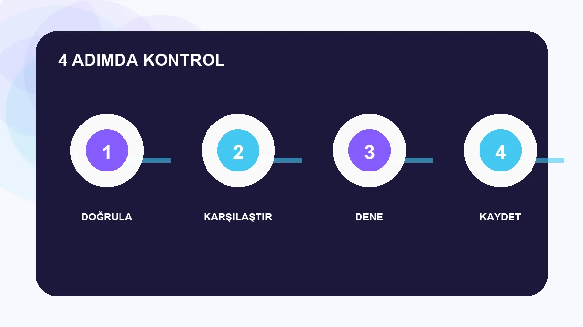 10Pay sikayet dört adımlı kontrol infografiği