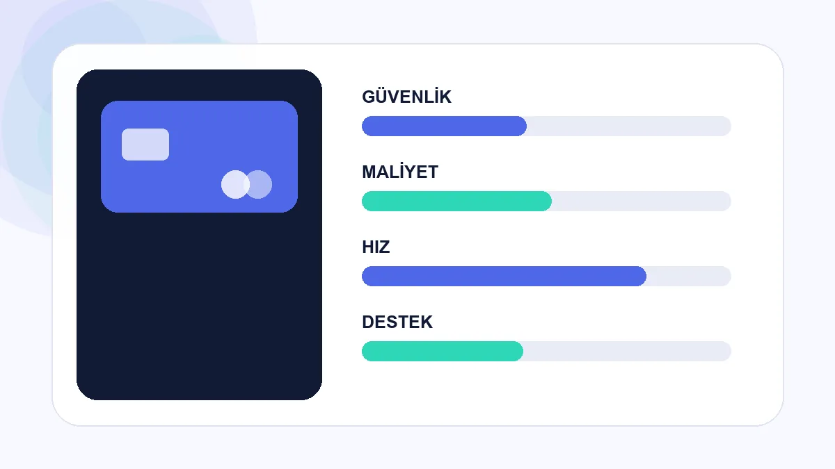 online odeme sistemi onerisi karar ölçütleri karşılaştırma görseli